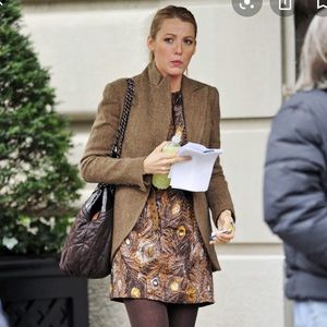 Tory Burch Peacock dress aso Gossip Girl